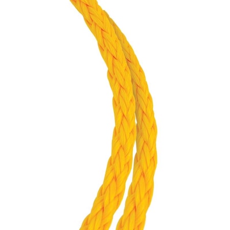 Koch Industries Koch Industries 1/4 in. D X 50 ft. L Yellow Hollow Braided Polypropylene Rope 5060811